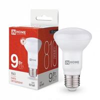 Лампа светодиодная LED-R63-VC 9Вт рефлектор 4000К нейтр. бел. E27 810лм 230В IN HOME 4690612024325 - УПС инжиниринг