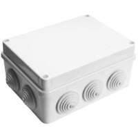Коробка распределительная ОП 150х110х70мм IP54 10 выходов 10 гермовводов крышка на винтах бел. Epplast 210313 - УПС инжиниринг