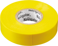 Изолента ПВХ 19мм (рул.20м) желт. NIT-A19-20/Y Navigator 71112 - УПС инжиниринг
