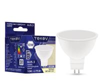 Лампа светодиодная 10Вт Soffit 3000К GU5.3 176-264В TOKOV ELECTRIC TKE-MR16-GU5.3-10-3K - УПС инжиниринг