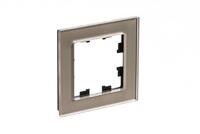 Рамка 1-м AtlasDesign Nature стекло шампань SE ATN320501 - УПС инжиниринг