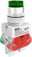 Выключатель кнопочный LED ABLFP ВК-22 d22мм 220В зел. DEKraft 25026DEK - УПС инжиниринг