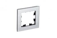 Рамка 1-м AtlasDesign Nature метал. серебр. SE ATN312101 - УПС инжиниринг
