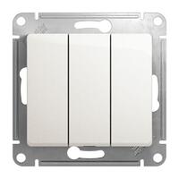Выключатель 3-кл. СП Glossa 10А IP20 (сх. 3) 10AX механизм перламутр. SE GSL000631 - УПС инжиниринг