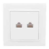 Розетка компьютерная 2-м СП Минск RJ45 бел. EKF ERK02-035-10 - УПС инжиниринг