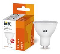Лампа светодиодная ECO PAR16 софит 7Вт 230В 3000К GU10 IEK LLE-PAR16-7-230-30-GU10 - УПС инжиниринг