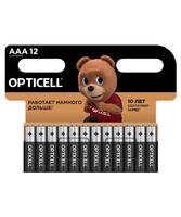 Элемент питания алкалиновый AAA/LR03 (блист. 12шт) Basic Opticell 5051011 - УПС инжиниринг