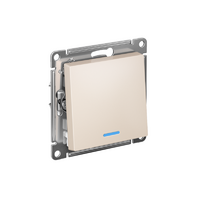 Переключатель проходной 1-кл. СП AtlasDesign 10А IP20 (сх. 6а) 10AX с подсветкой механизм беж. SE ATN000263 - УПС инжиниринг