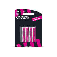 Элемент питания алкалиновый AAA/LR03 1.5В Super Alkaline BL-4 (уп.4шт) ФАZА 5000254 - УПС инжиниринг