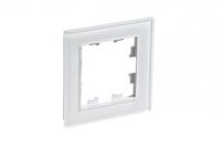 Рамка 1-м AtlasDesign Nature стекло бел. SE ATN320101 - УПС инжиниринг