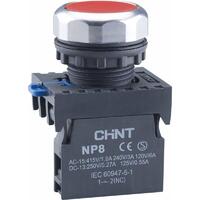 Кнопка управления NP8-11BN/4 без подсветки красн. 1НО+1НЗ IP65 (R) CHINT 667114 - УПС инжиниринг