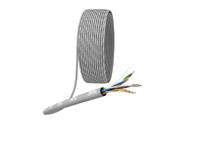 Кабель витая пара U/UTP кат.5E 4х2х24AWG solid CCA PVC Simple сер. (м) Эра Б0044434 - УПС инжиниринг