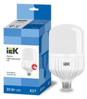 Лампа светодиодная HP 30Вт 230В 6500К E27 IEK LLE-HP-30-230-65-E27 - УПС инжиниринг