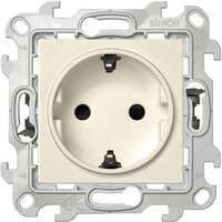 Розетка 1-м СП Simon 24 16А IP20 2P+E Push&Go защ. шторки механизм сл. кость Simon 2420432-031 - УПС инжиниринг