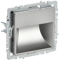 Подсветка светодиодная BRITE встраив. ПЛ20-БрС механизм сталь IEK BR-FL20-K46 - УПС инжиниринг