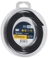 Трубка термоусадочная ТТУ нг-LS 8/4 черн. (уп.2м) IEK UDR12-008-004-002-K02-T - УПС инжиниринг