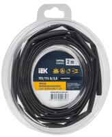 Трубка термоусадочная ТТУ нг-LS 5/2.5 черн. (уп.2м) IEK UDR12-005-D25-002-K02-T - УПС инжиниринг
