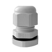 Ввод кабельный (сальник) PG-11 IP68 сер. TOKOV ELECTRIC TKE-PG-11-G - УПС инжиниринг
