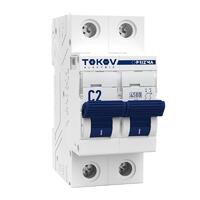 Выключатель автоматический модульный 2П 2А 4.5кА х-ка C TOKOV Electric TKE-PZ45-MCBI-2-2-C - УПС инжиниринг