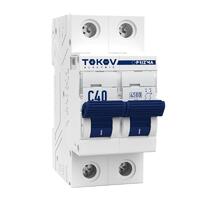 Выключатель автоматический модульный 2П 40А 4.5кА х-ка C TOKOV Electric TKE-PZ45-MCBI-2-40-C - УПС инжиниринг