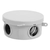 Коробка распределительная ОП 85х40мм 4 каб. вводов IP54 сер. (круг.) TOKOV ELECTRIC TKE-KR-85-40-C06 - УПС инжиниринг