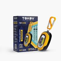Фонарь-брелок на батарейках АААх3 TOKOV ELECTRIC TKE-BF-B-02 - УПС инжиниринг