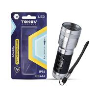 Фонарь ручной на батарейках 3xAAA LED TOKOV ELECTRIC TKE-RF-B-02 - УПС инжиниринг