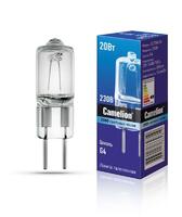 Лампа галогенная JD 20Вт капсула g4 3000К 240В g4 Camelion 10405 - УПС инжиниринг