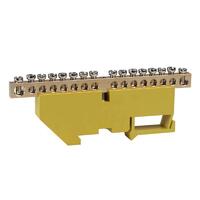 Шина нулевая с изолятором OptiKit BB-D-PE-DIN-16-6х9 желт. КЭАЗ 277843 - УПС инжиниринг