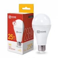 Лампа светодиодная LED-A65-VC 25Вт грушевидная 3000К тепл. бел. E27 2380лм 230В IN HOME 4690612024066 - УПС инжиниринг