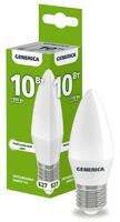 Лампа светодиодная C35 10Вт свеча 4000К E27 230В GENERICA LL-C35-10-230-40-E27-G - УПС инжиниринг