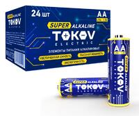 Элемент питания алкалиновый AA/LR6 (уп.24шт) TOKOV ELECTRIC TKE-ALS-LR6/C24 - УПС инжиниринг