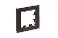 Рамка 1-м AtlasDesign Nature стекло мокко SE ATN320601 - УПС инжиниринг