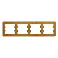 Рамка 4-м Glossa горизонт. дерево дуб SE GSL000504 - УПС инжиниринг