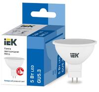 Лампа светодиодная ECO MR16 софит 5Вт 230В 6500К GU5.3 IEK LLE-MR16-5-230-65-GU5 - УПС инжиниринг