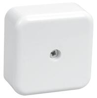 Коробка распаячная ОП 50х50х20 IP20 КМ41206-01 (4 клем. 3кв.мм) бел. IEK UKO10-050-050-020-K01 - УПС инжиниринг