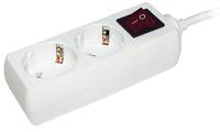 Удлинитель 2х5м с заземл. 16А IP20 У02К 2P+PE 250В 3х1 с выкл. IEK WYP10-16-02-05-ZK-N - УПС инжиниринг