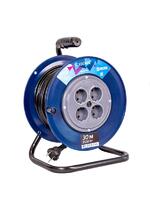 Удлинитель на катушке 4х30м 16А IP20 3.5кВт ПВС 2х1.5 КОСМОС YKKsm30m-4g(16A) - УПС инжиниринг