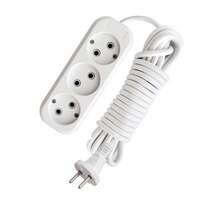 Удлинитель 3х10м без заземл. 10А IP20 Е-203 ПВС 2х1 АБС-пластик UNIVersal 9631967 - УПС инжиниринг