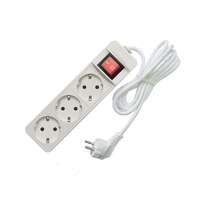 Удлинитель 3х3м с заземл. 10А IP20 2.2кВт ПВС с выкл. Союз 481S-7303 - УПС инжиниринг