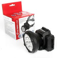 Фонарь аккумуляторный налобный LED5362 7LED 2 режима 220В пластик. черн. (бокс) Ultraflash 11256 - УПС инжиниринг