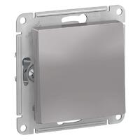 Выключатель 1-кл. СП AtlasDesign 10А IP20 (сх. 1) 10AX механизм алюм. SE ATN000311 - УПС инжиниринг