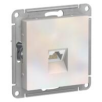 Розетка компьютерная AtlasDesign RJ45 кат.5E механизм жемчуж. SE ATN000483 - УПС инжиниринг