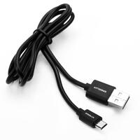Кабель USB Micro USB 2А 1м зарядка + передача данных черн. (пакет) ERGOLUX 15088 - УПС инжиниринг
