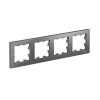 Рамка 4-м AtlasDesign универс. сталь SE ATN000904 - УПС инжиниринг