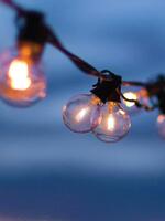 Гирлянда светодиодная 5м+2м шаг 50см 10LED тепл. бел. 220В уличная водонепроницаемая КОСМОС KOC_10lampsW_IP - УПС инжиниринг