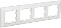 Рамка 4-м BRITE РУ-4-Бр бел./бел. IEK BR-M42-12-K01 - УПС инжиниринг