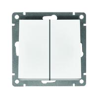 Выключатель 2-кл. СП Афина 10А IP20 механизм бел. Universal A0023 - УПС инжиниринг
