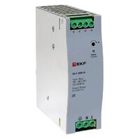 Блок питания на DIN-рейку 120Вт Uвх ~ 220В AC Uвых - 24В DC постоянного тока EKF DR-E-120W-24 - УПС инжиниринг
