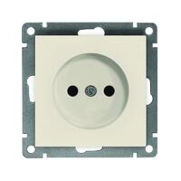 Розетка 1-м СП Афина 16А IP20 без заземл. механизм сл. кость (ivory) Universal A0022-I - УПС инжиниринг